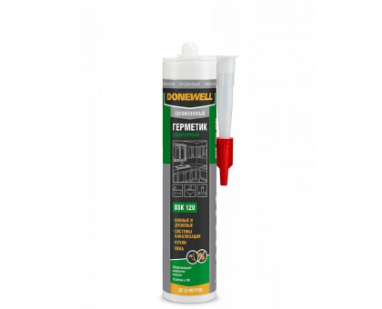 Герметик силиконовый универсальный Donwell, бесцветный 260 ml