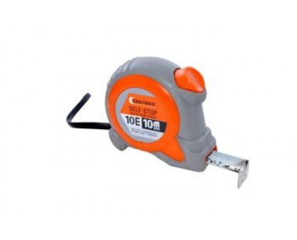 Рулетка 6E 5 m X 25 mm (6/60) SELF-STOP, ABS, CO-molded, лента: белая, NovoCRAFT